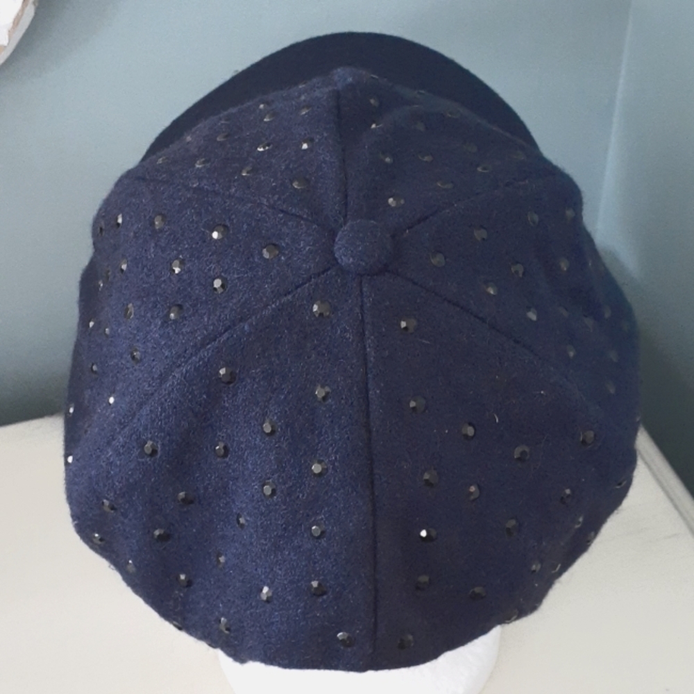 % Pair of embellished brimmed caps - studs & crystals! - Picture 12 of 14